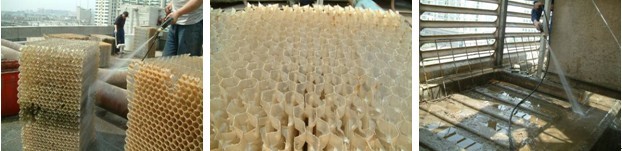 高壓噴槍進(jìn)行最終清洗